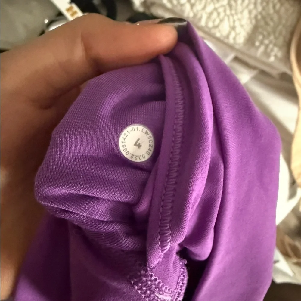 lulu Women's align Purple Leggings - Picture 4 of 4